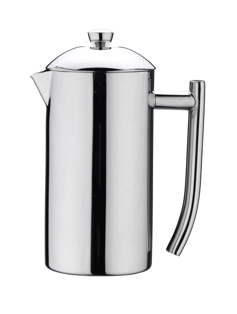 Théière Inox Café Stal Belmont – Double Paroi, 480 Ml (1-2 Tasses), Finition Miroir, Bec Anti-goutte