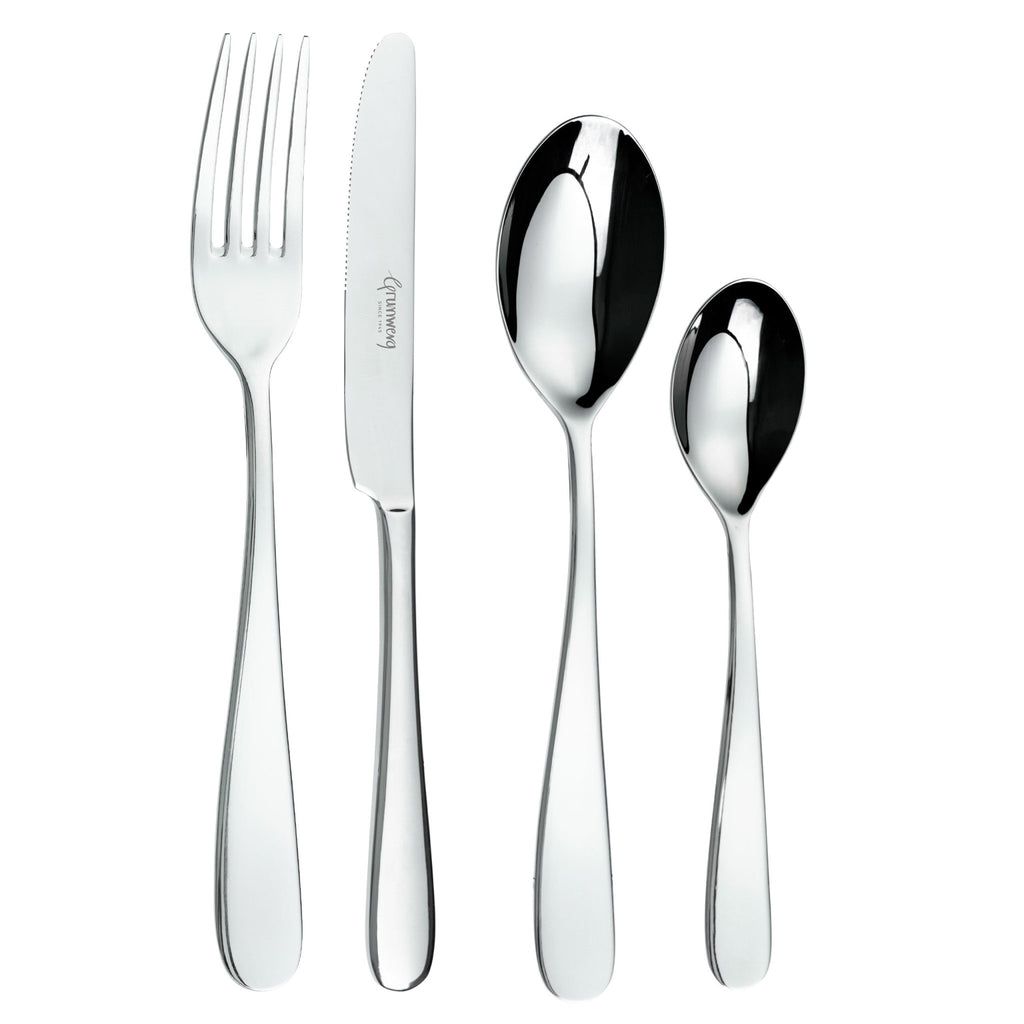 Elegant Clarence Cutlery Collection, crafted from premium stainless steel. International delivery.  | Grunwerg