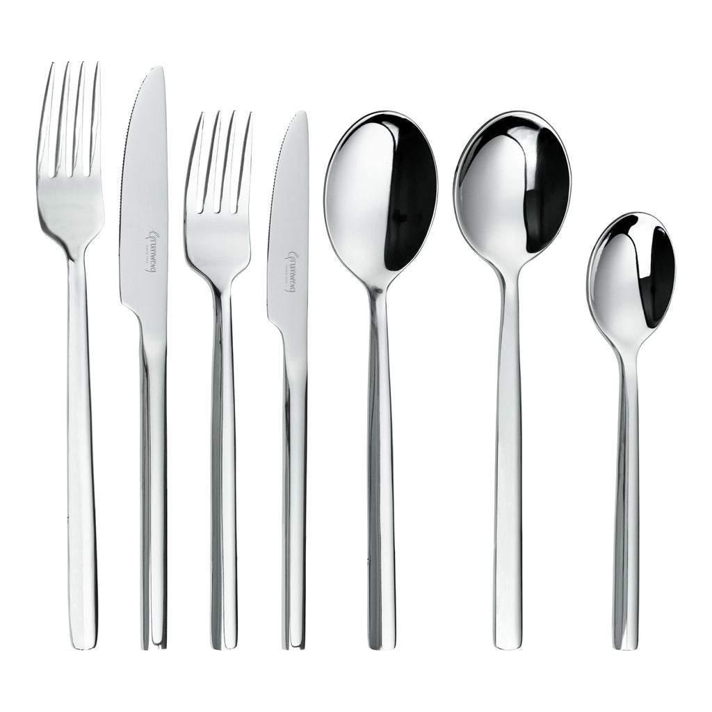 Grunwerg's elite Cutlery Sets. Featuring luxury cutlery sets for 1 to 12 people, Made from premium stainless steel.