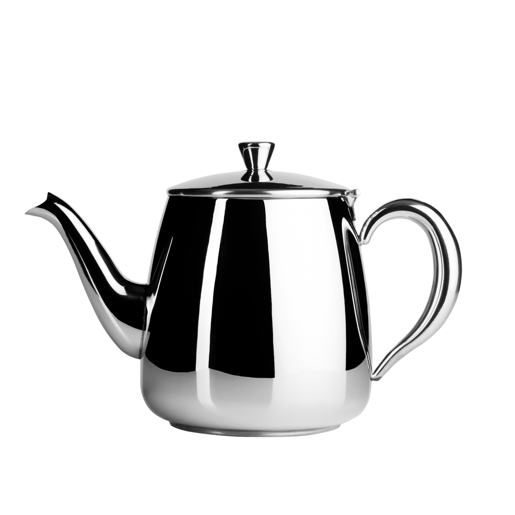 0.4L Teapot, Stainless Steel Cafe Olé PT-013 Grunwerg