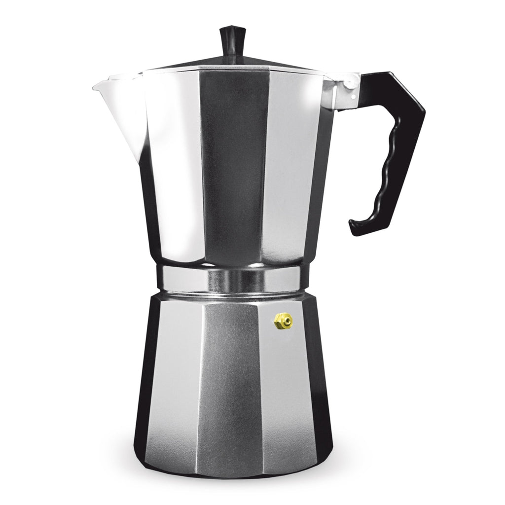 6 Cup Espresso Coffee Maker, Aluminium Cafe Olé ECM-06 Grunwerg