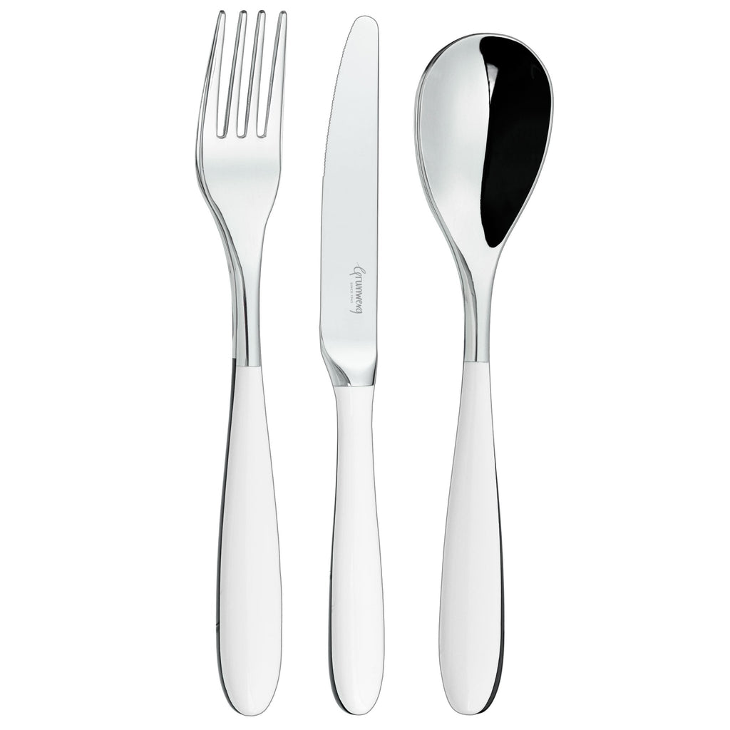Yin & Yang White Cutlery Sample Set Ying & Yang White 3CUT650W Grunwerg
