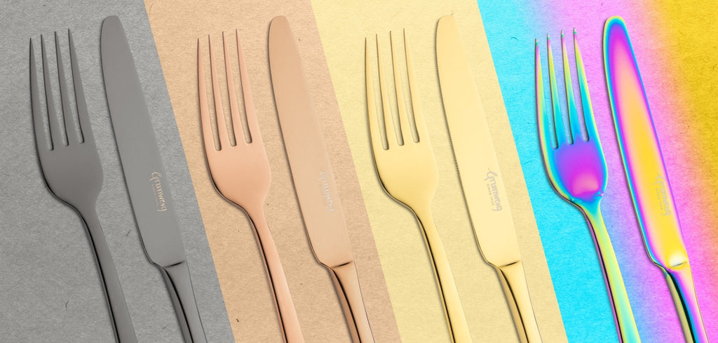 Our Guide To Coloured Cutlery | Grunwerg