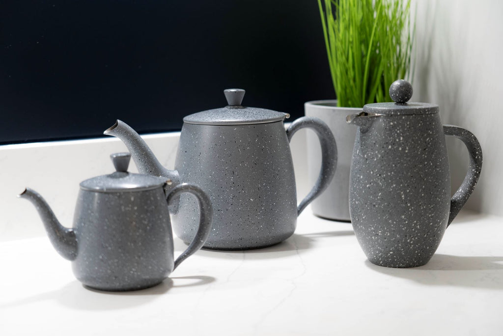 0.52L Premium Teapot, Grey Granite Cafe Olé PT-018GG Grunwerg