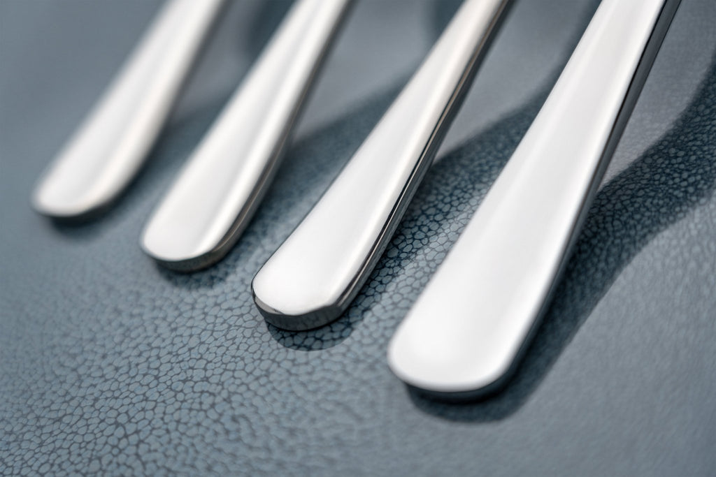 44 Piece Cutlery Set for 6 People Fiesta 44BXFTA-IGLC Grunwerg Stainless steel cutlery set handles modern design