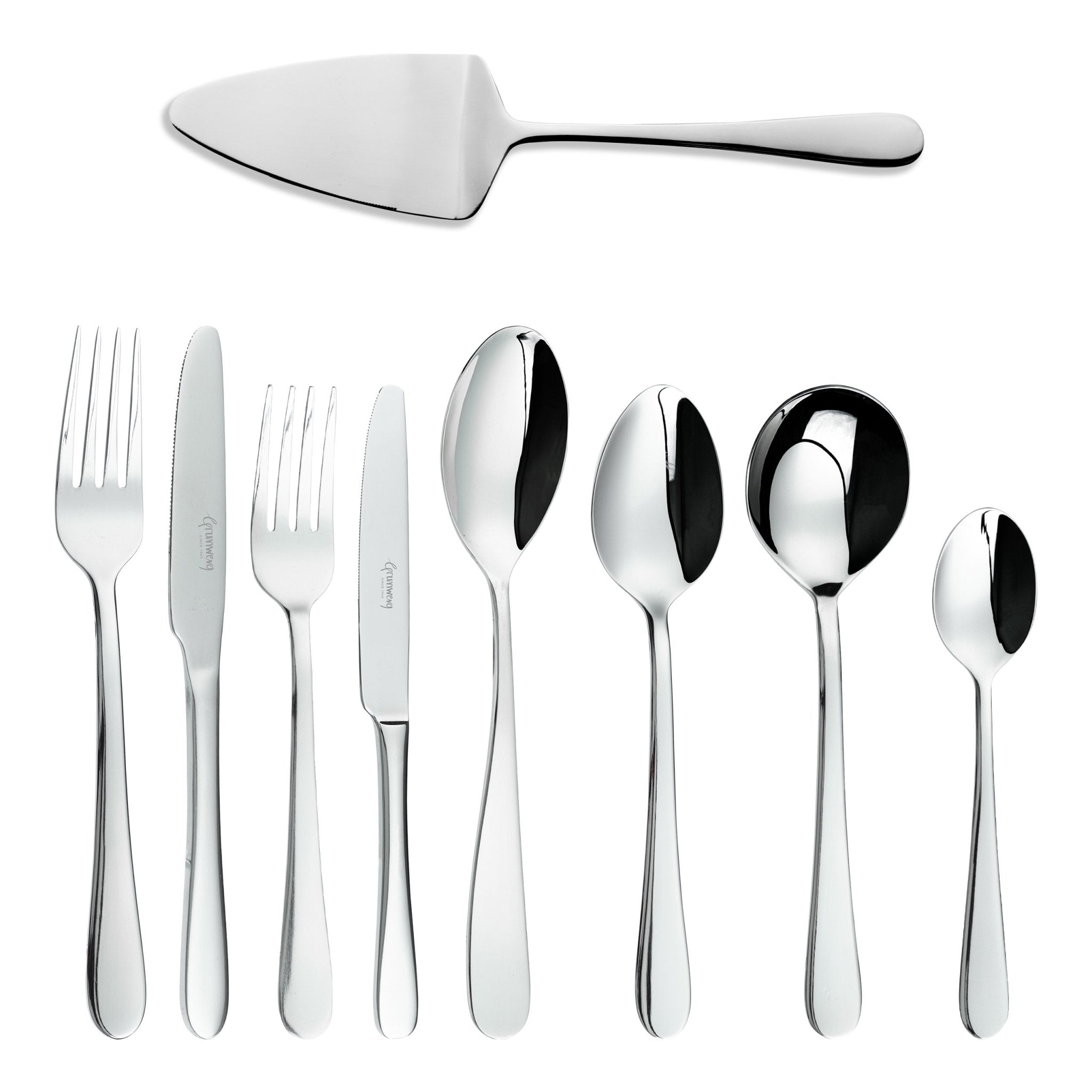Juego de 2 cucharadas Windsor para servir ensalada, acero inoxidable Juego de 2 cucharadas Windsor para servir ensalada, acero inoxidable
