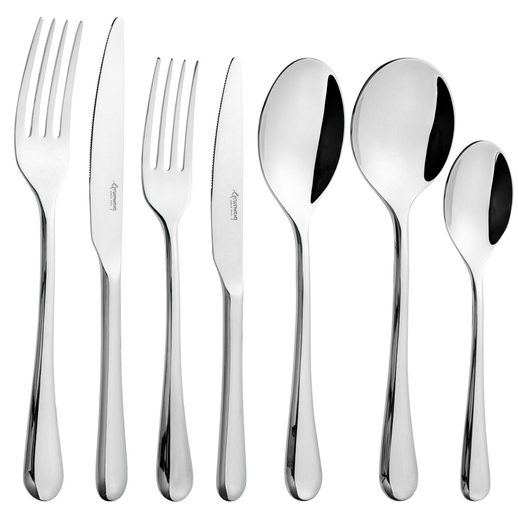 84 Piece Cutlery Set for 12 People Gliss 84BXGLS-IGLC Grunwerg