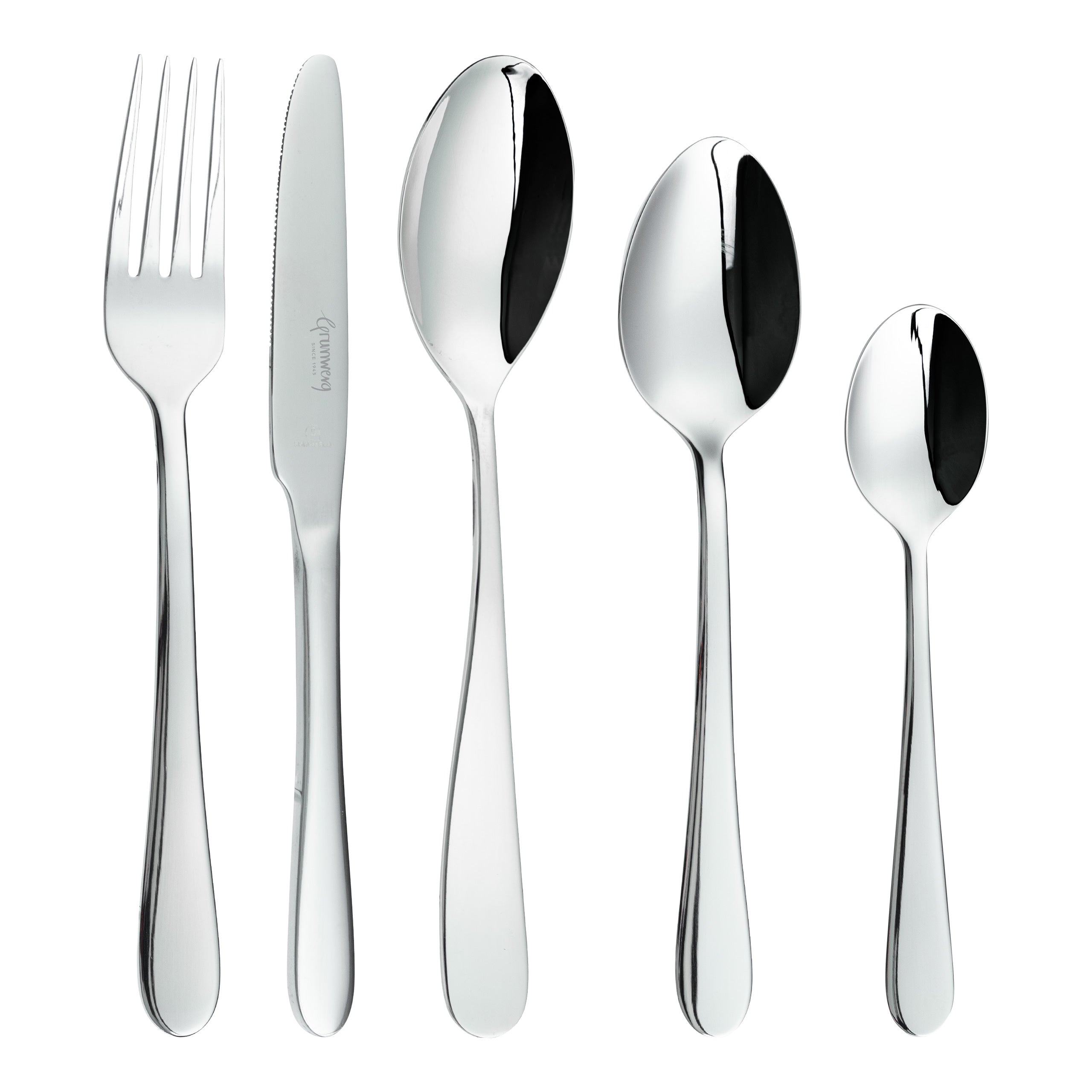 Set di 6 forchette per dolci in rivestimento in acciaio inox nero Set di 6 forchette per dolci in rivestimento in acciaio inox nero