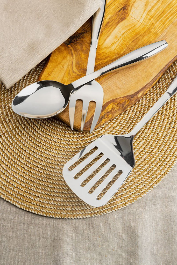 Commichef Deluxe Pot Fork- Short Handle Utensils 5525E Grunwerg luxury kitchen utensils fork serving spoon and turner