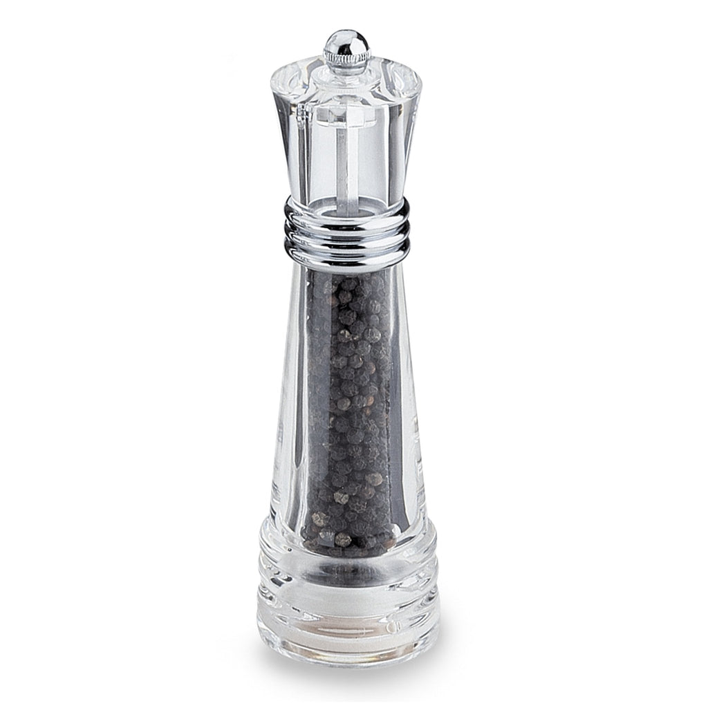 Lighthouse Pepper Mill, Clear Acrylic, 14.5cm Krystal 6410P Grunwerg