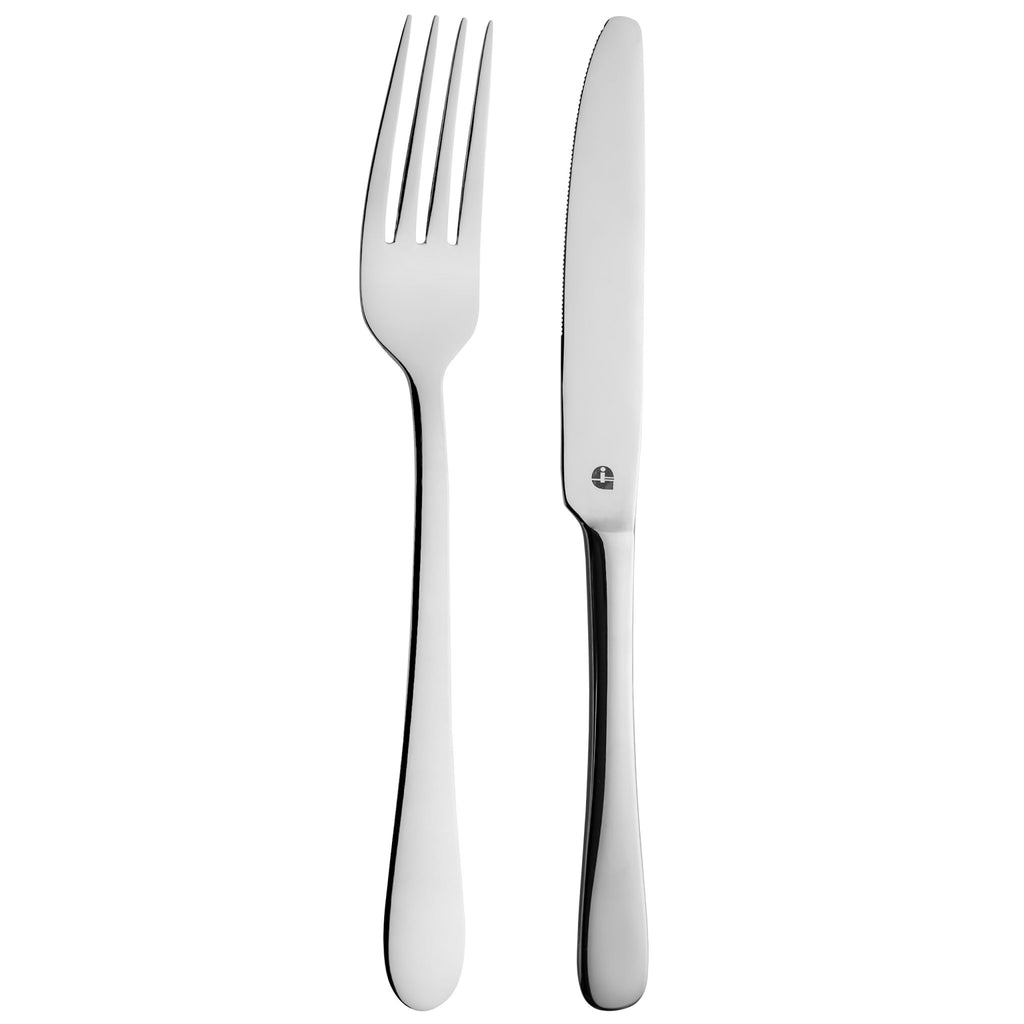Set of 2 Knives and 2 Forks Windsor 18/0 2TFTKWDR/C Grunwerg