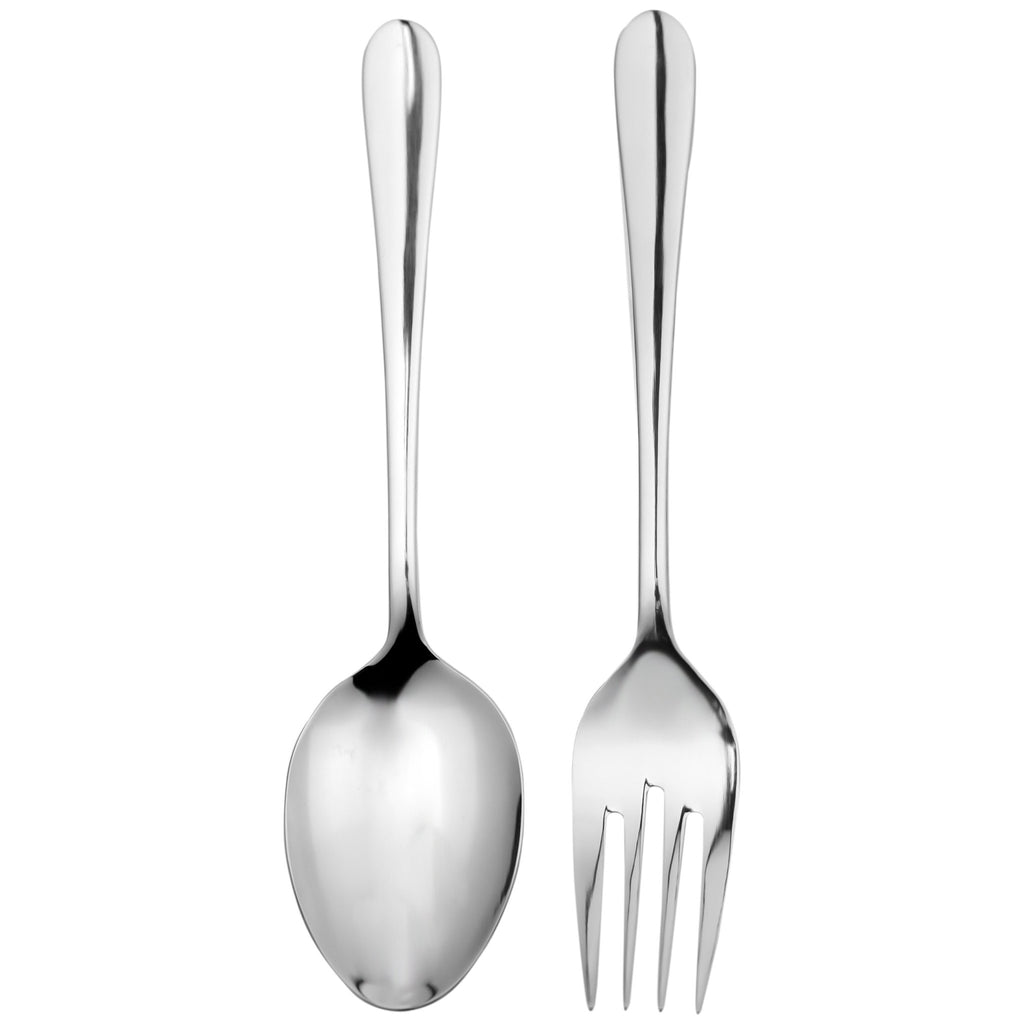 Set of 2 Serving Spoon and Fork Windsor 18/0 SVGFWDR/C Grunwerg